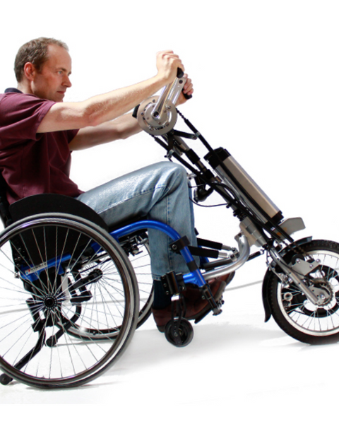 eDragonfly Power Assist Handcycle for Manual Wheelchairs