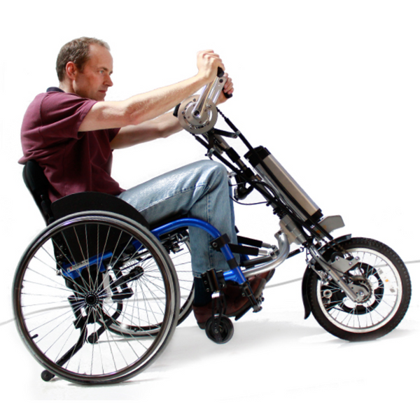 Manuel tekerlekli sandalyeler için Edragonfly Güç Yardımı Handcycle
