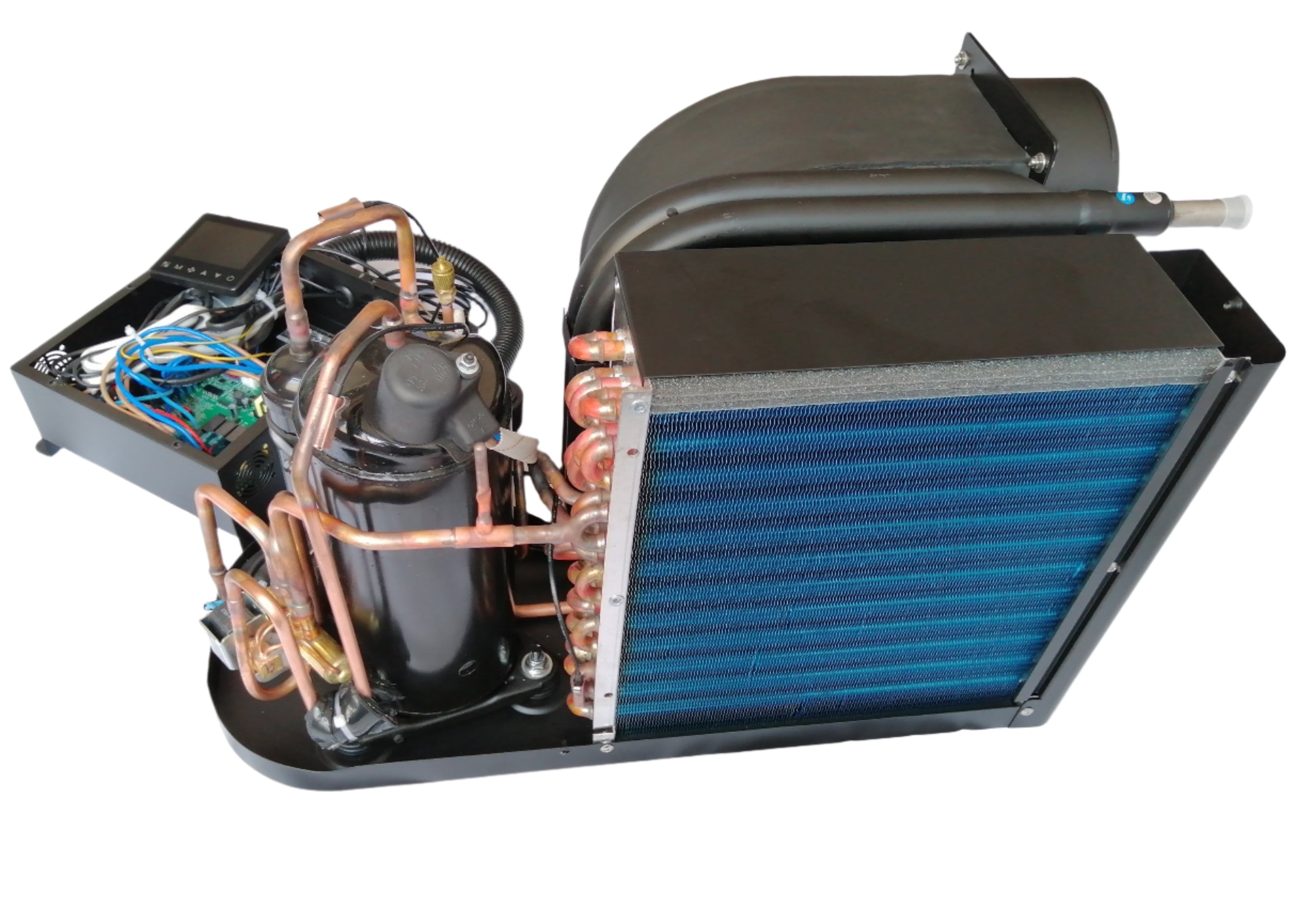 4I Marine Heat Exchanger Solar Air Conditioner - 48v / 24v / 12v DC Titanium Standalone - Inclusive Inc