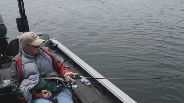 Kit de pêche adaptatif - bobine de pêche à vitesse variable électrique, commandes, batterie au lithium, tige de graphite et plaqueur