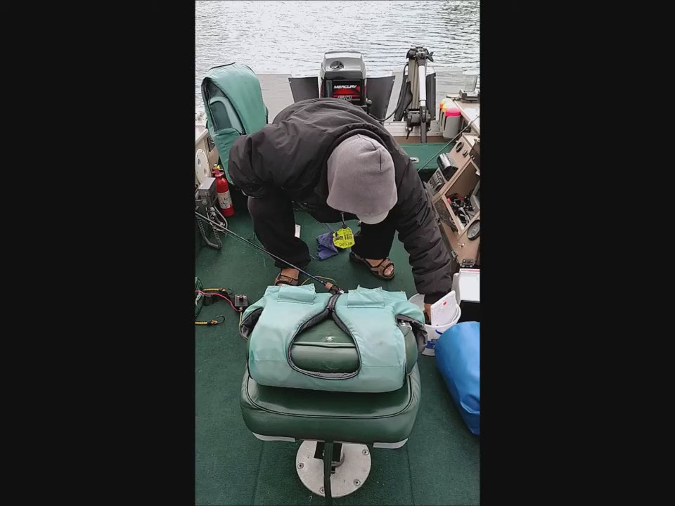 Kit de pêche adaptatif - bobine de pêche à vitesse variable électrique, commandes, batterie au lithium, tige de graphite et plaqueur