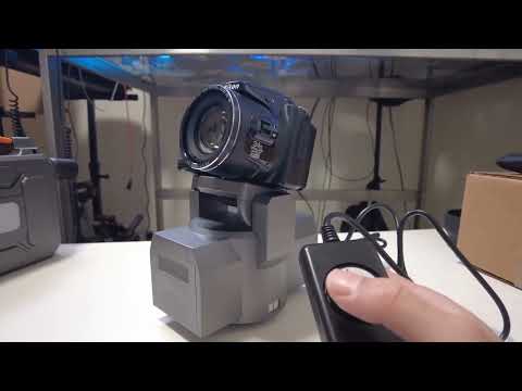 Camera Motorized Pan & Tilt Tripod Head + choice of Adaptive Hand, Finger, or Chin Joystick Controls