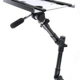 Robo Arm Ventilated Aluminum Laptop Tray with Velcro Loop Straps - Broadened Horizons Direct