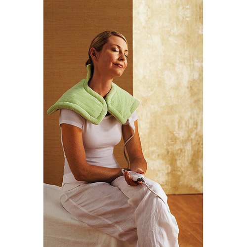 Switch Enabled Heating Pad - Therapeutic Neck and Shoulder Wrap - Broadened Horizons Direct