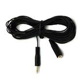25 ft 3.5 mm Microphone, Speaker, & Ability Switch Male to Female Mono 2 Conductor (or Stereo 3 Conductor) Extension Wire - Broadened Horizons Direct