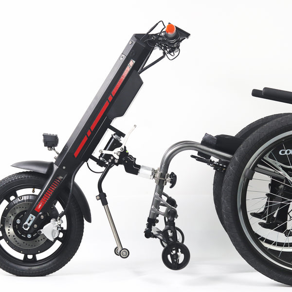 Manuel tekerlekli sandalyeler için elektrikli el yapımı