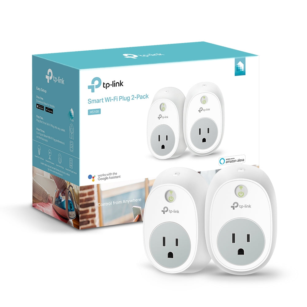 2 Pack TP-Link HS110 SMART PLUG MED ENERGI-övervakning