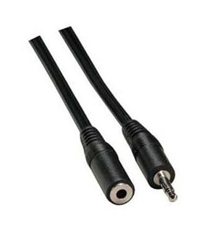 25 ft 3.5 mm Microphone, Speaker, & Ability Switch Male to Female Mono 2 Conductor (or Stereo 3 Conductor) Extension Wire - Broadened Horizons Direct