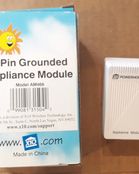X10 AM466 3ピン接地アプライアンスモジュール