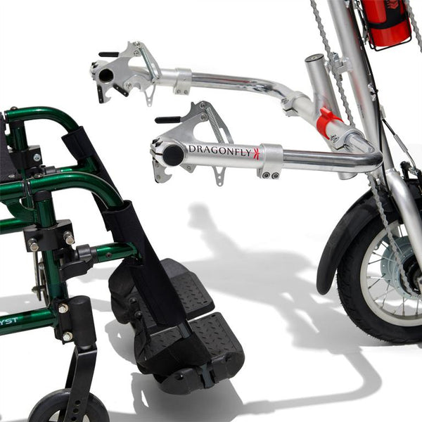 Bicicleta de mão leve Dragonfly 2.0 Nexus 8 para cadeira de rodas manual