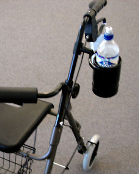 Wheelchair Drink Holder - Swiveling & Expandable Cup - Broadened Horizons Direct