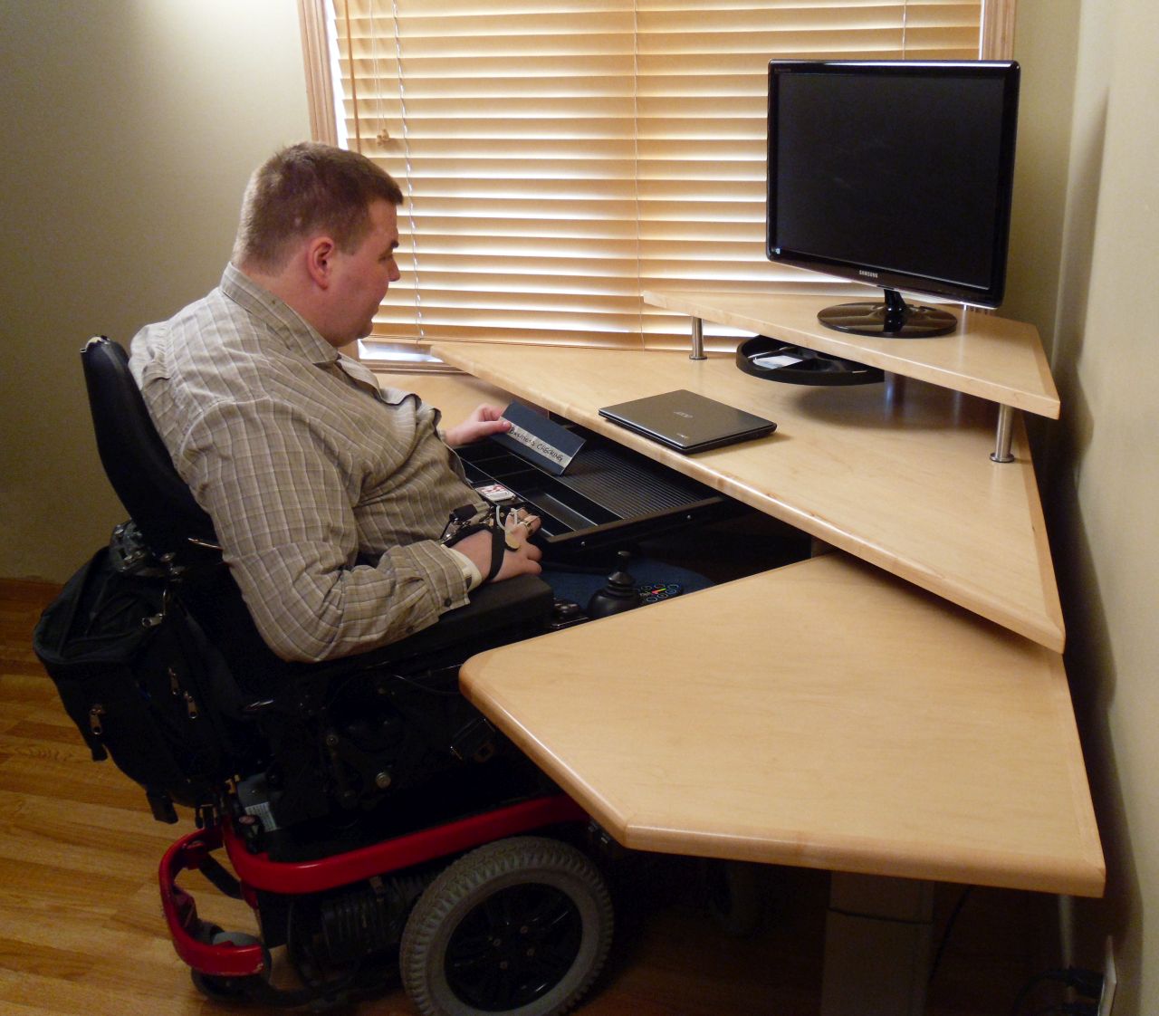 The Maverick Command Center Powered Height Adjustable Workstation Package & FREE USA SHIPPING - Broadened Horizons Direct