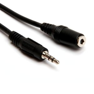25 ft 3.5 mm Microphone, Speaker, & Ability Switch Male to Female Mono 2 Conductor (or Stereo 3 Conductor) Extension Wire - Broadened Horizons Direct