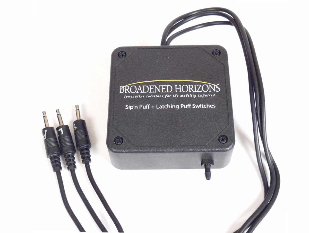 Sip-n-Puff & Latching Puff Switches for Gaming or Intercom - Broadened Horizons Direct