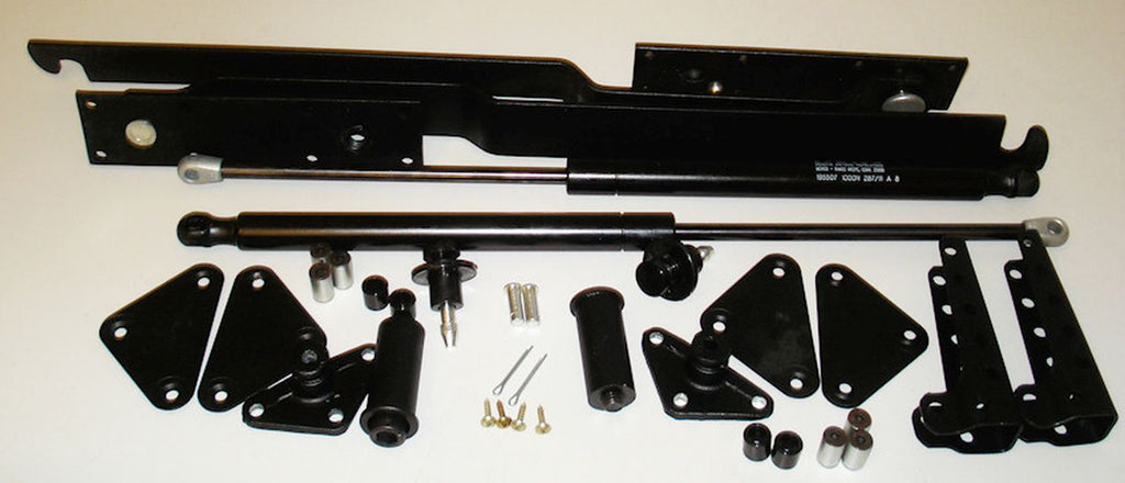 DIY Double-Decker Twin over Twin (Single) Do-It-Yourself Mechanism, Plans Drawings, & Assembly Instructions - Broadened Horizons Direct