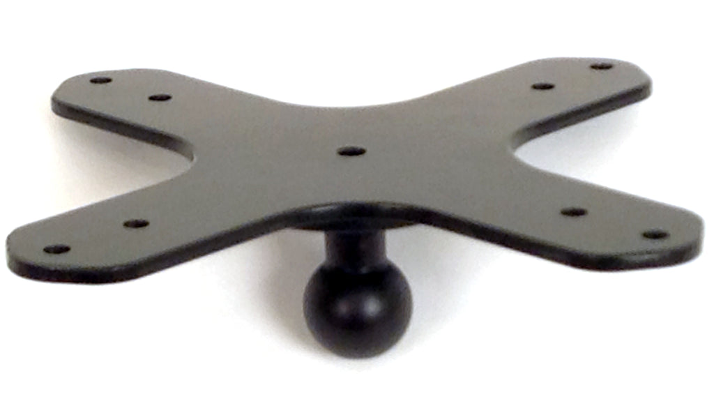 3rd Arm Universal Custom Black 'X' Tray Adapter Top with VESA Hole Pattern