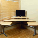 The Maverick Command Center Powered Height Adjustable Workstation Package & FREE USA SHIPPING - Broadened Horizons Direct