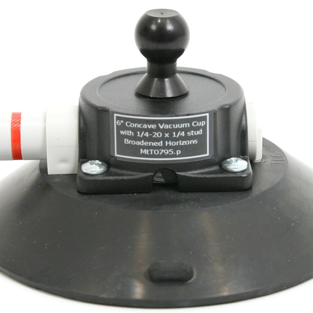3rd Arm 6 inch Vacuum Suction Cup Base - Heavy Duty 75lbs with Plunger - Broadened Horizons Direct