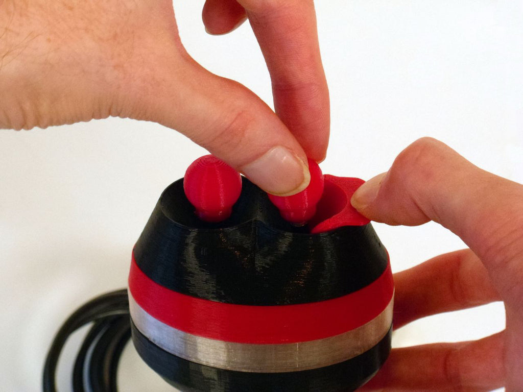 QuadMouse  Fingertip or Tongue Cup Concave Joystick Extension (Set of 2) - Broadened Horizons Direct