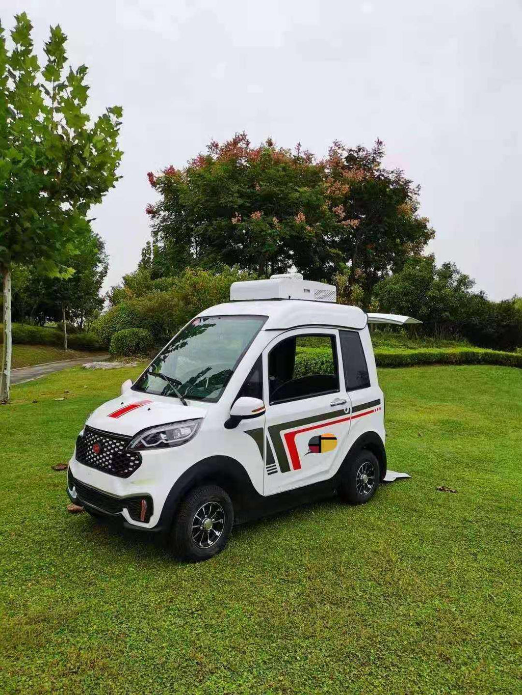 Sponsor del titolo del tour nazionale degli Stati Uniti di Echariot Electric Sedia a rotelle Microcar (rimorchiato dietro RV)