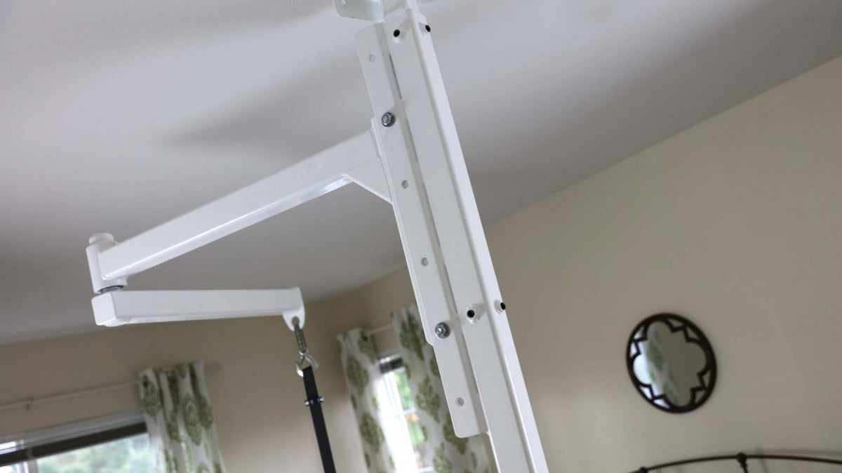 Orbit® Rotating Patient Transfer Lift Arm 5' reach alternative to Ceiling Lift for Small Bedrooms, RV's, Bathroom