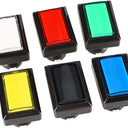  Paquete de 6: rojo, amarillo, azul, verde, blanco, negro