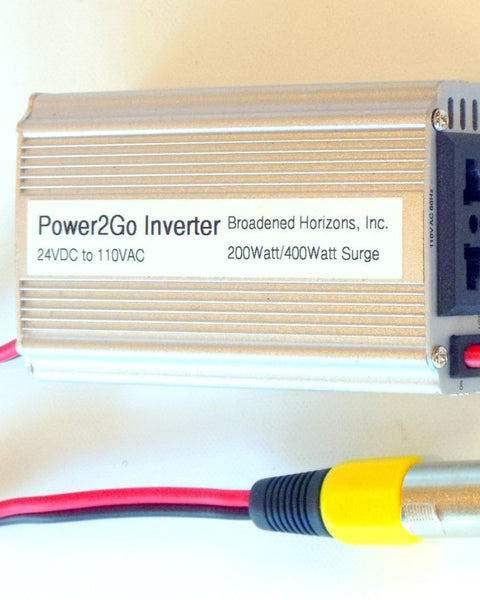Power2Go 110VAC 200W Power Inverter - Broadened Horizons Direct