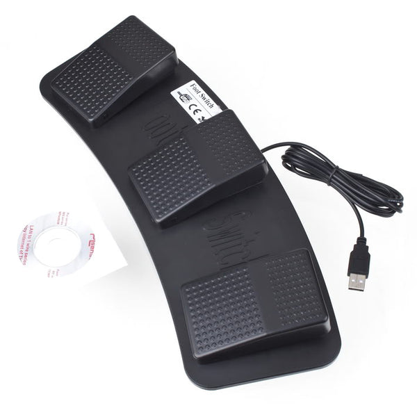 Triple USB Fist or Foot Switch - Broadened Horizons Direct
