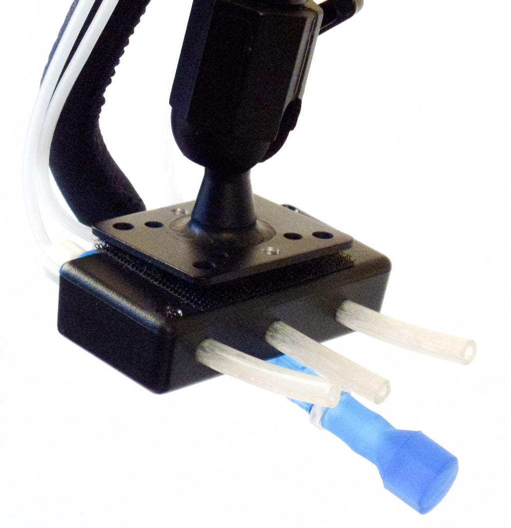 Sip-n-Puff Bed Controller on Bed Mattress Mount - Broadened Horizons Direct