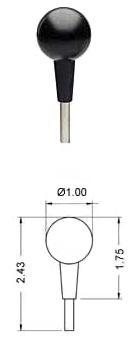 Grote analoge proportionele joystick (handvatkeuze)