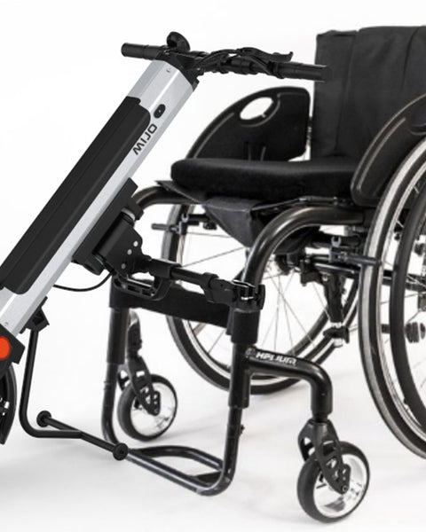 수동 휠체어를위한 전기 핸드 바이크
