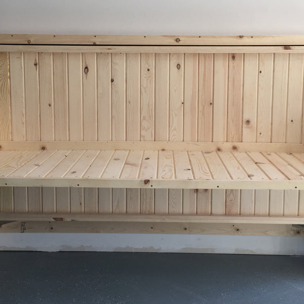 Contemporary Rustic HiddenBed from Solid Pine - Broadened Horizons Direct