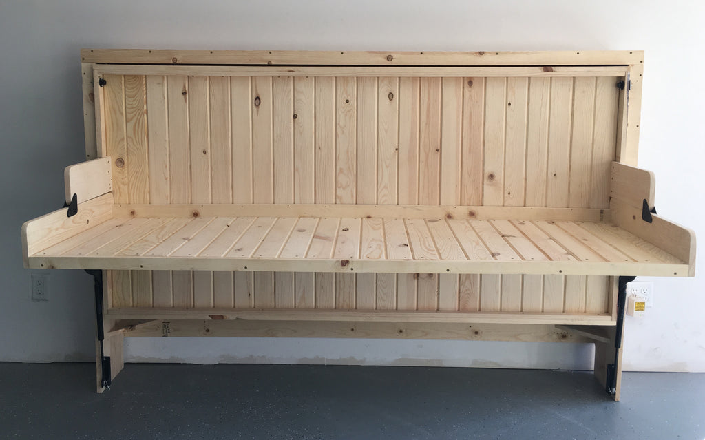 Contemporary Rustic HiddenBed from Solid Pine - Broadened Horizons Direct