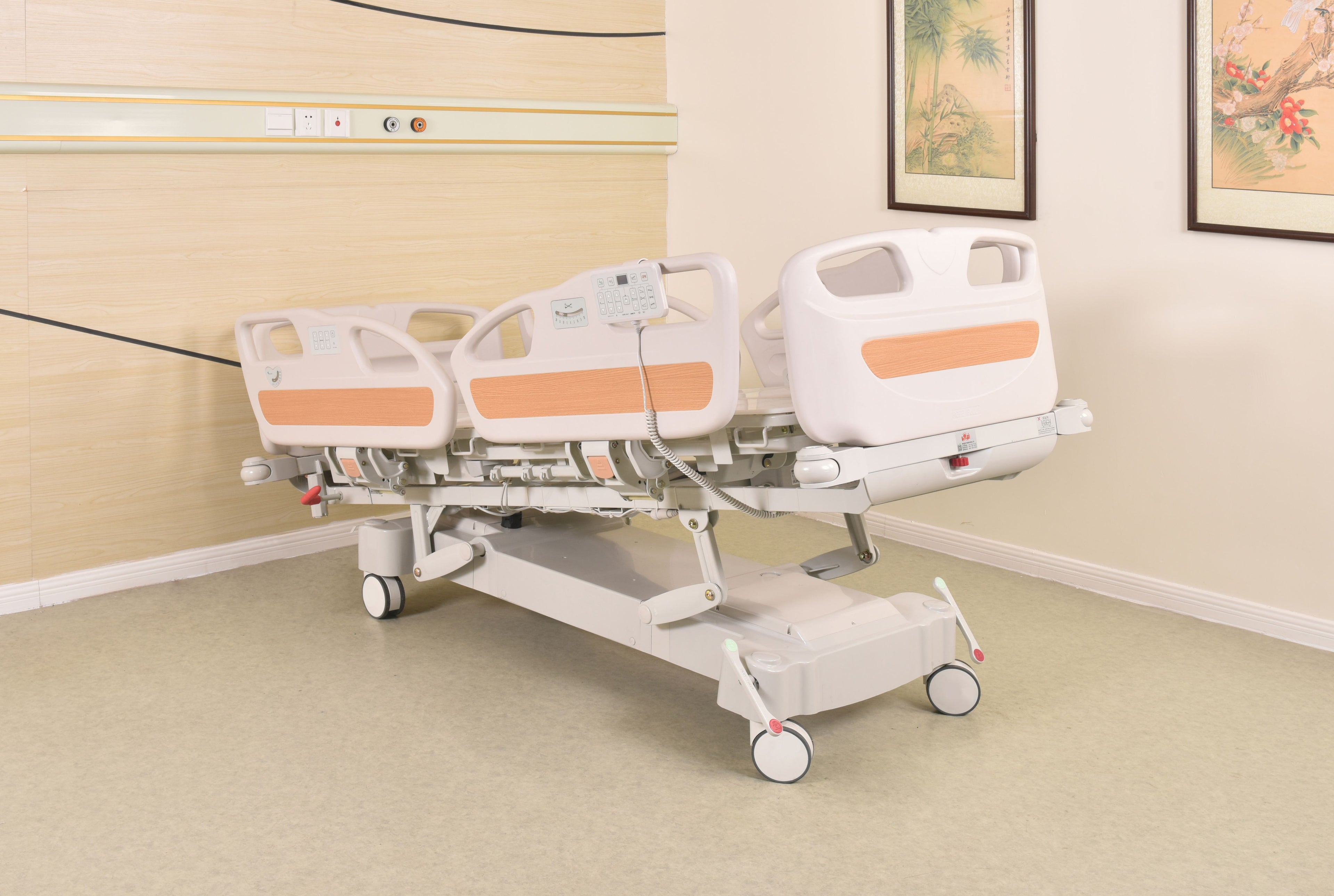 Horizonal Lateral Rotation 5 Function Hospital Bed with 33 x 77 inch Mattress - FREE Continental USA Shipping - Broadened Horizons Direct