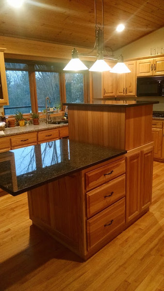 輪椅可到達的廚房垂直上升對流烤箱微波櫃