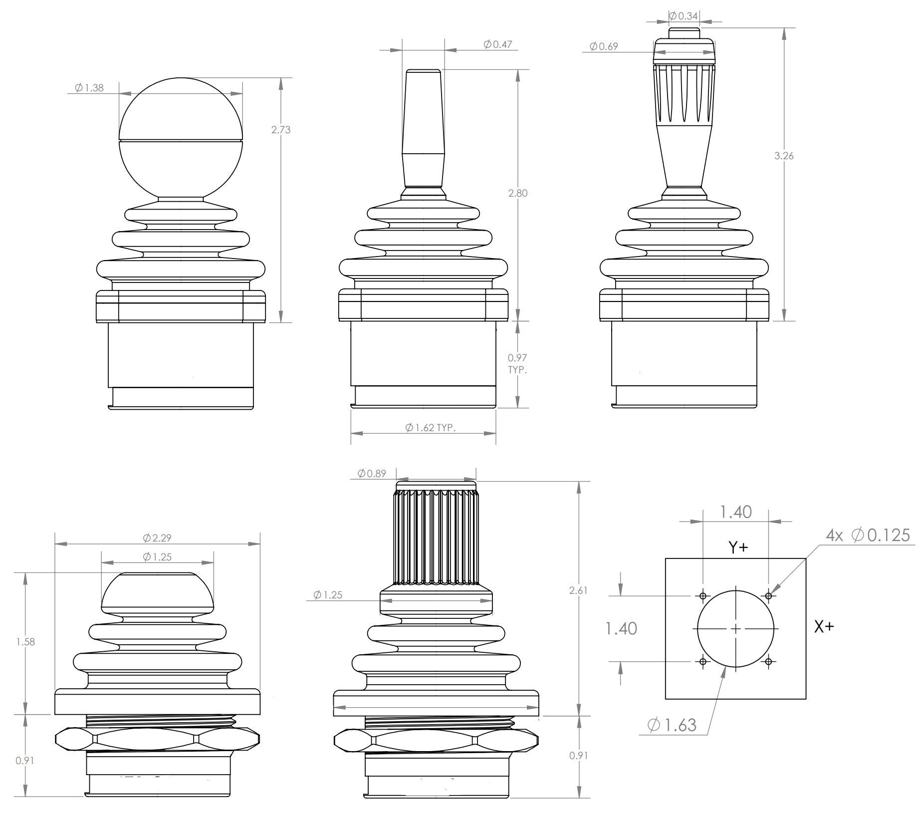 Ultimate Arcade 1 ve 2 için Drift-Free Industrial Joysticks yükseltmesi