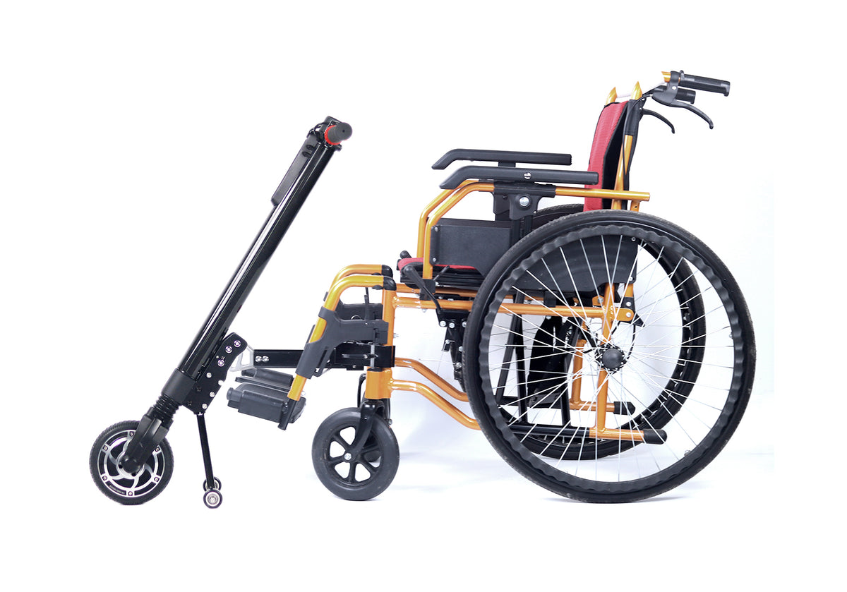 Manuel tekerlekli sandalyeler için elektrikli el yapımı