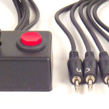 Micro Digital 4 way Joystick with Pushbutton (5 Switch 3.5 mm plugs)