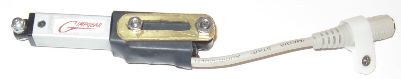 PowerGrip actuator with  in-line adjustable mounting