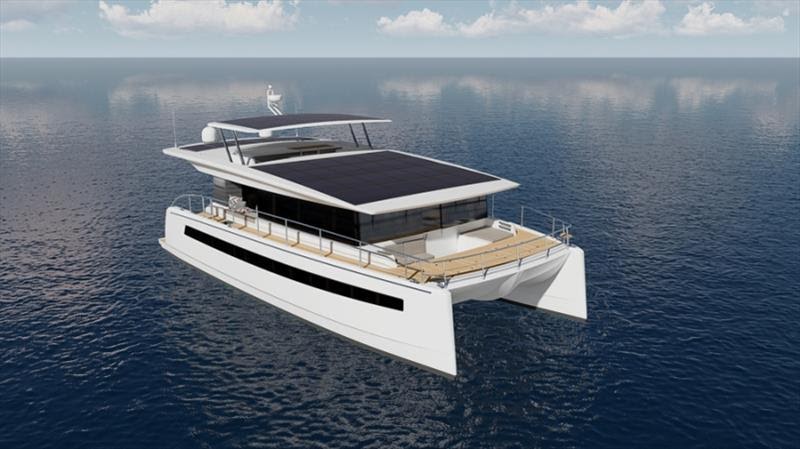Catamaran de voile inclusif à deux si maritimes