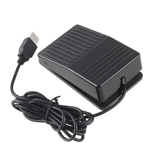 Punho USB ou interruptor de pé - botões de clique do mouse ou controlador de jogo