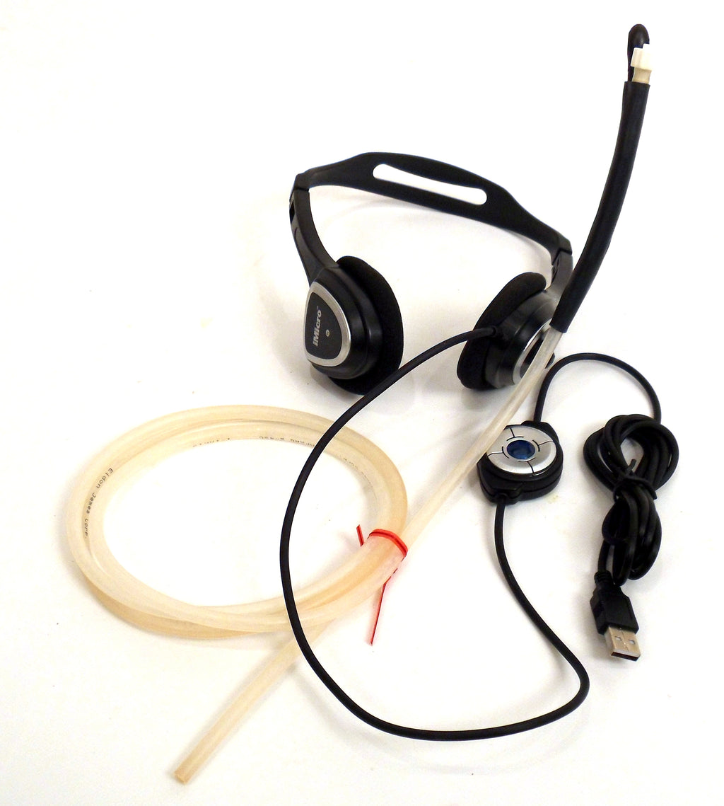 Sip-n-Puff Switches on Headset or Flexarm - Inclusive Inc