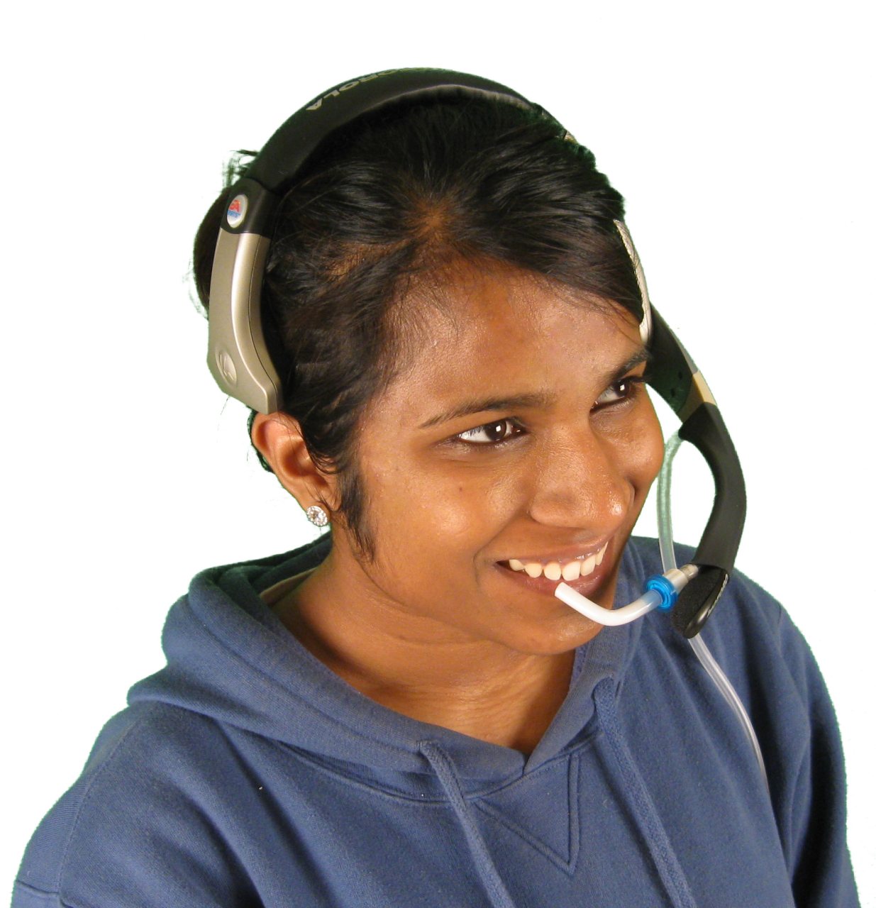 Sip-n-Puff Switches on Headset or Flexarm - Inclusive Inc