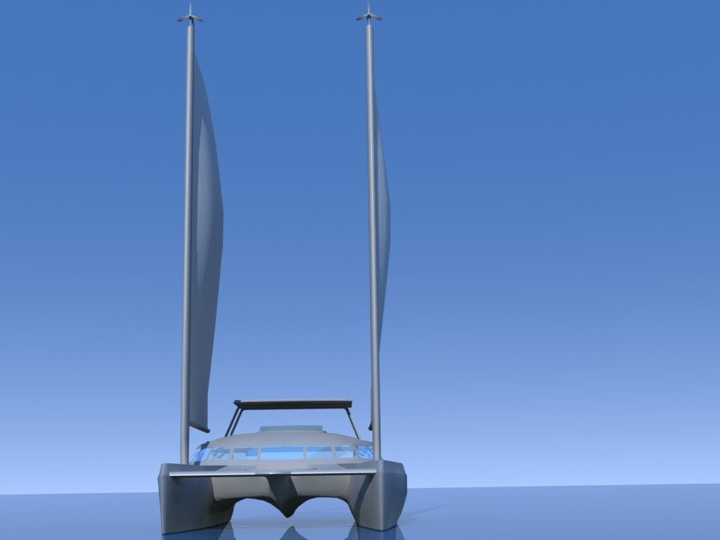 Catamaran de voile inclusif à deux si maritimes
