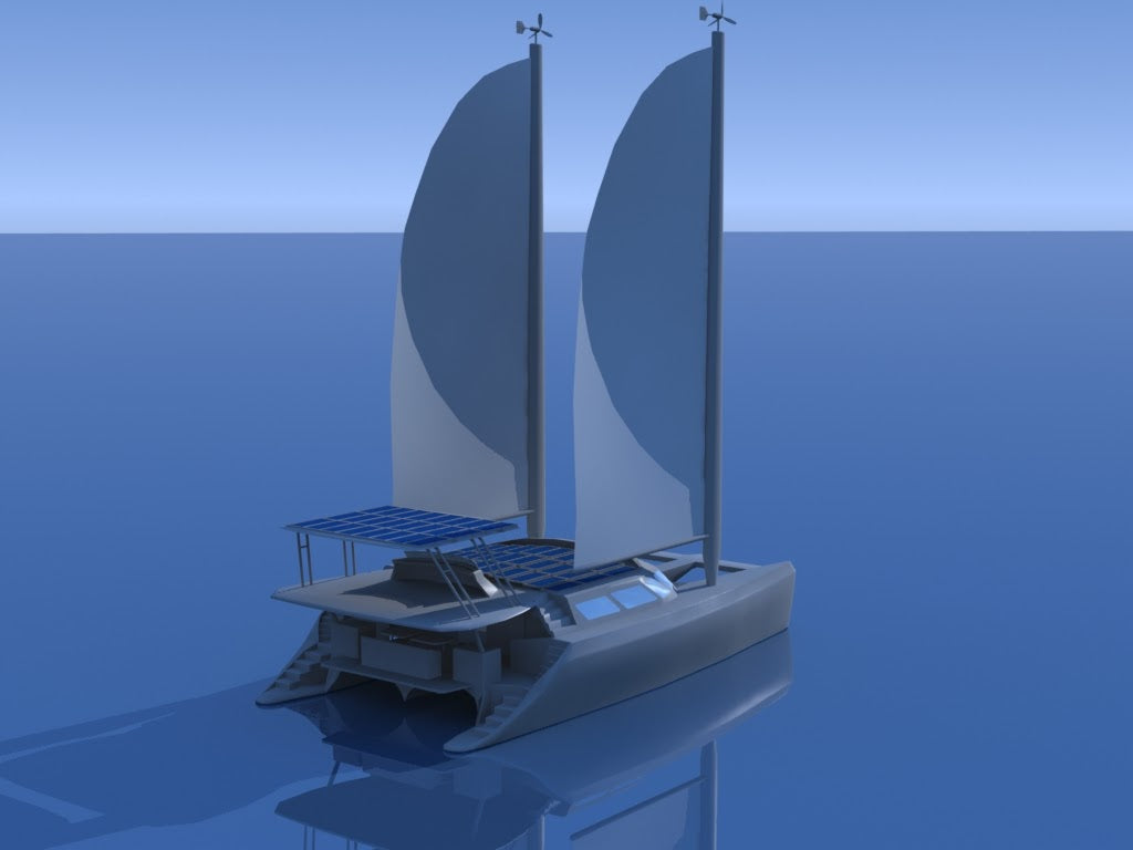 Catamarã à Vela Inclusivo Two-If-By-By-Sea