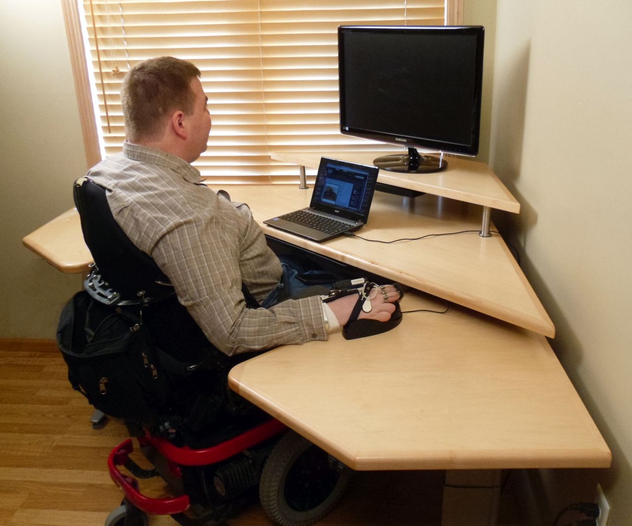 The Maverick Command Center Powered Height Adjustable Workstation Package & FREE USA SHIPPING - Broadened Horizons Direct