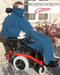 Comfort Coat Polartec Microfiber Fleece Wheelchair Poncho - Broadened Horizons Direct