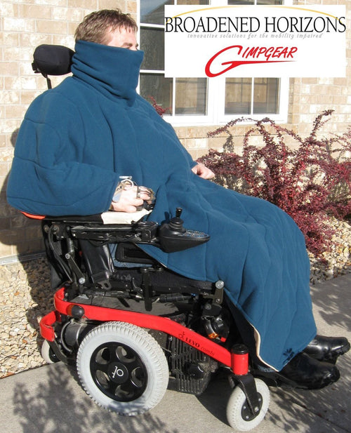 Comfort Coat Polartec Microfiber Fleece Wheelchair Poncho - Broadened Horizons Direct