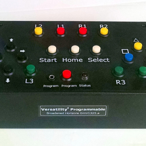 Versatility v4 Customizable & Programmable Ability Switch Game Controller Only for PS3 & PC - Broadened Horizons Direct