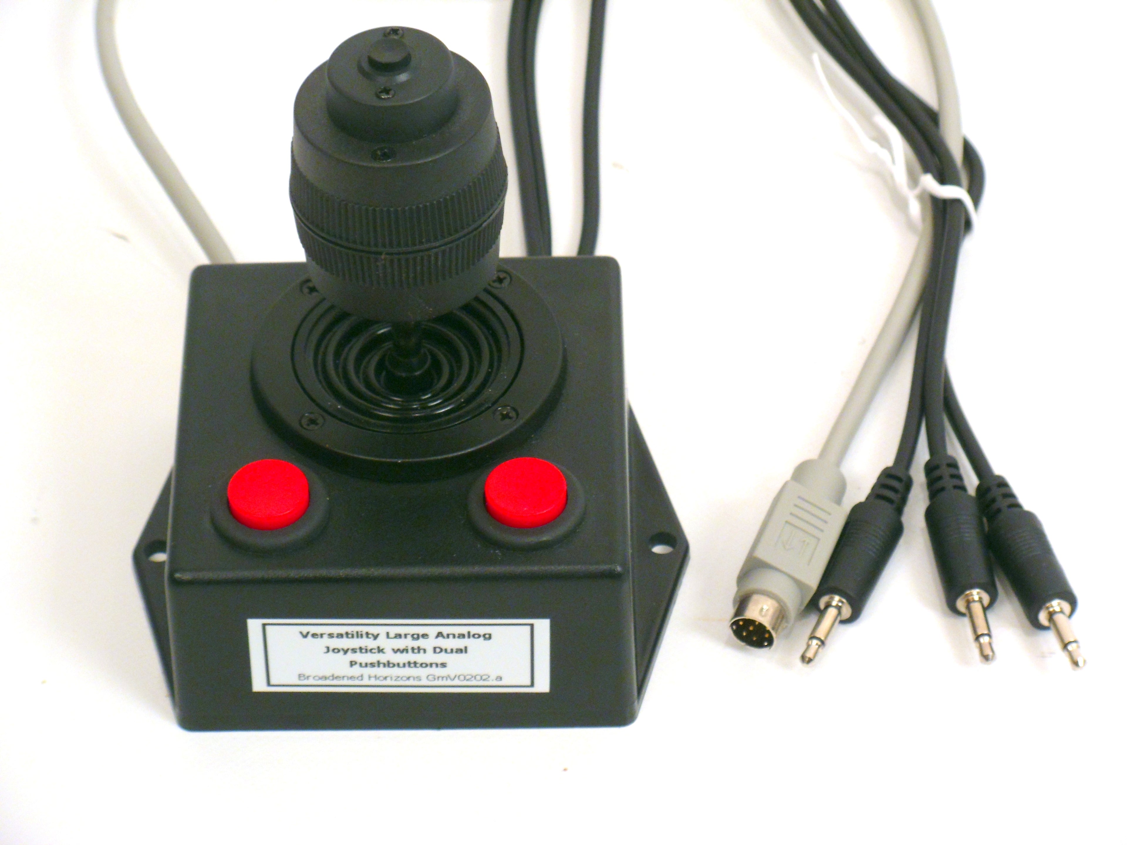 Versatility Large Analog Joystick with dual Pushbuttons - Broadened Horizons Direct